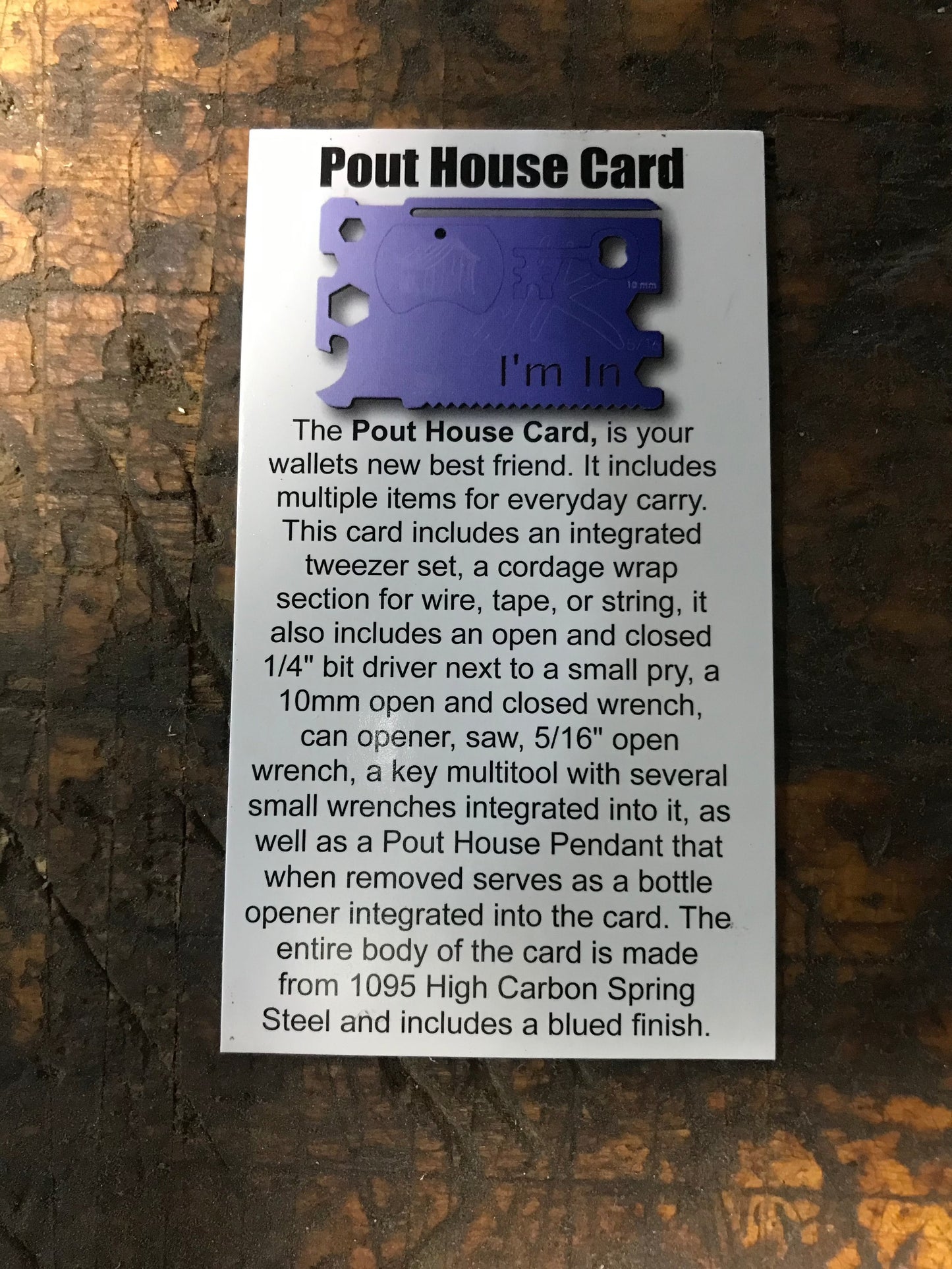 Grim Survival Pout House Card