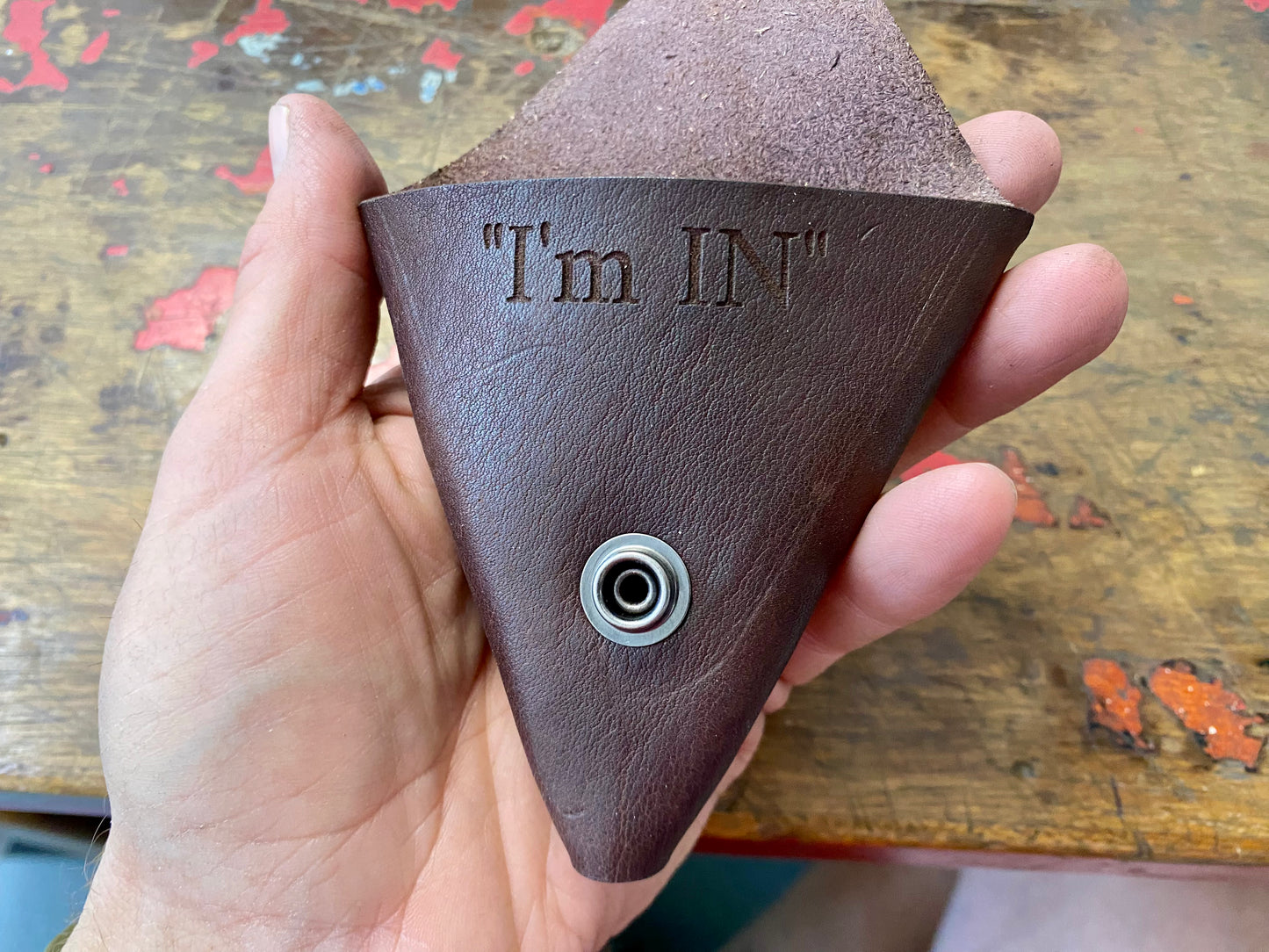 Pout House Leather Coin Pouch