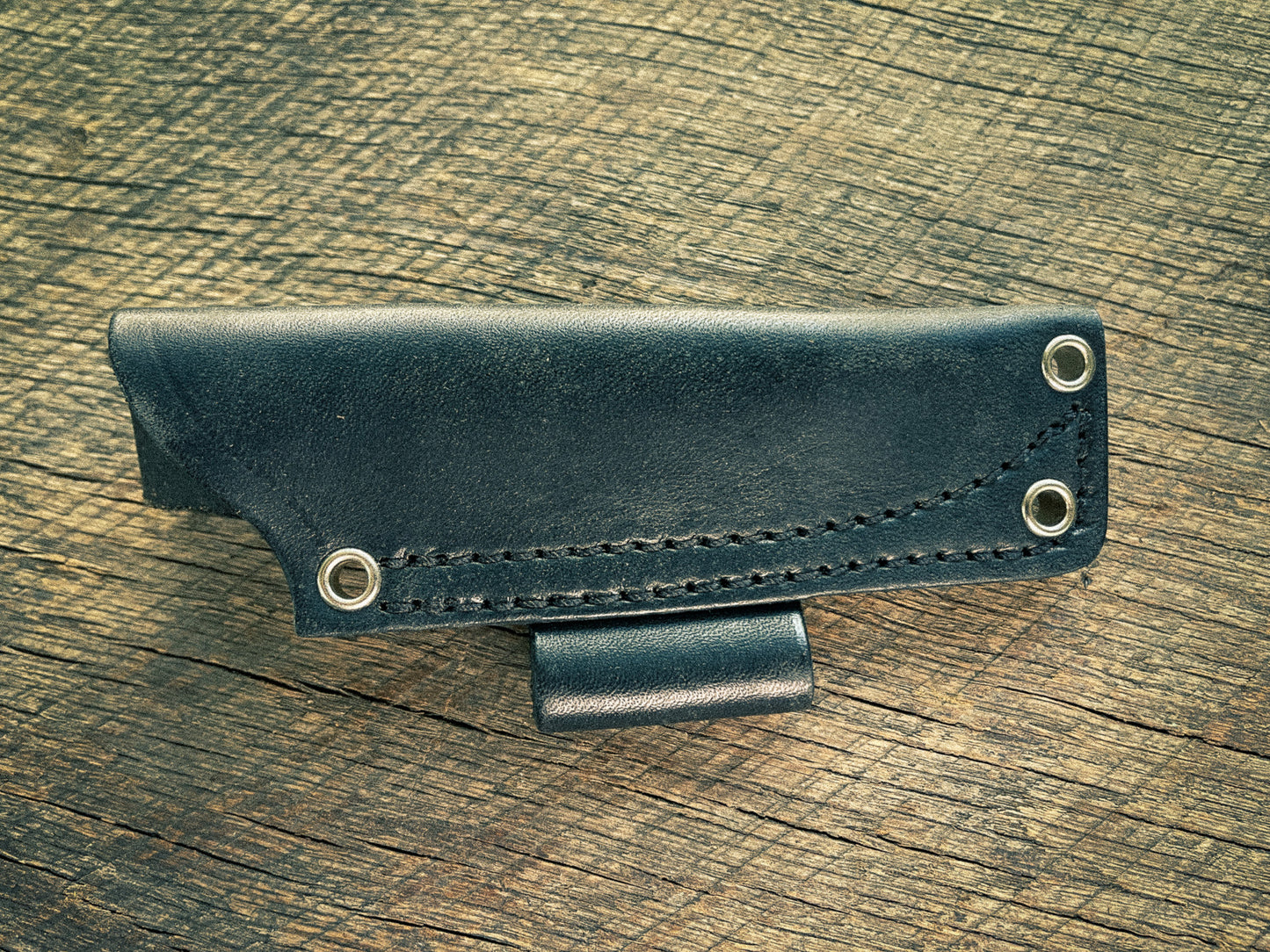 V Molle Compatible Leather Sheath