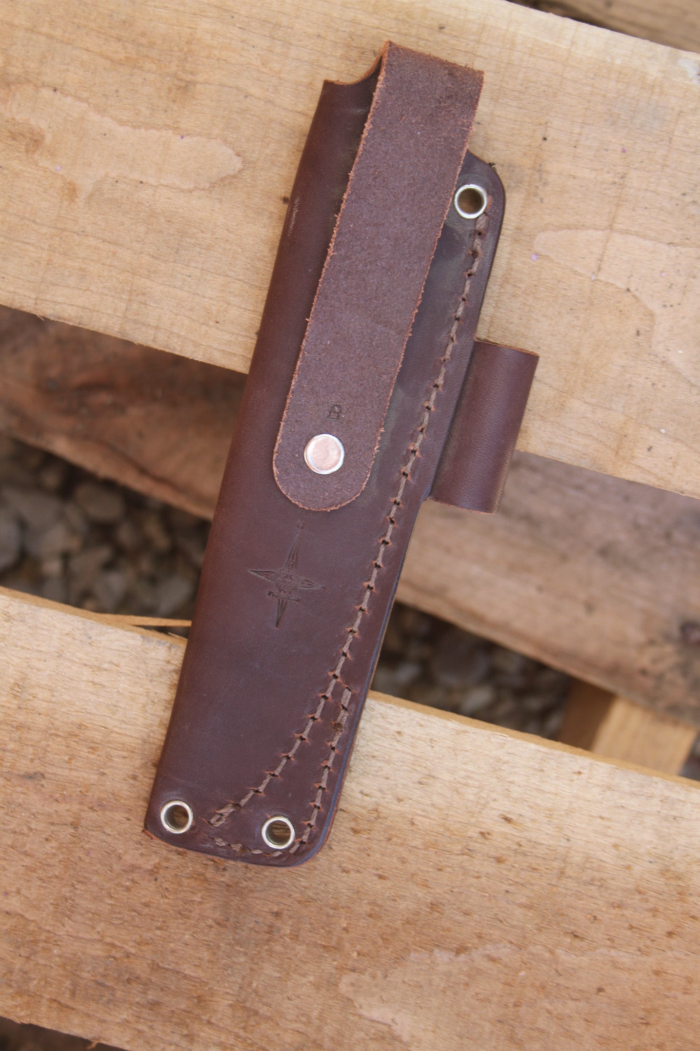 B Hip Leather Sheath