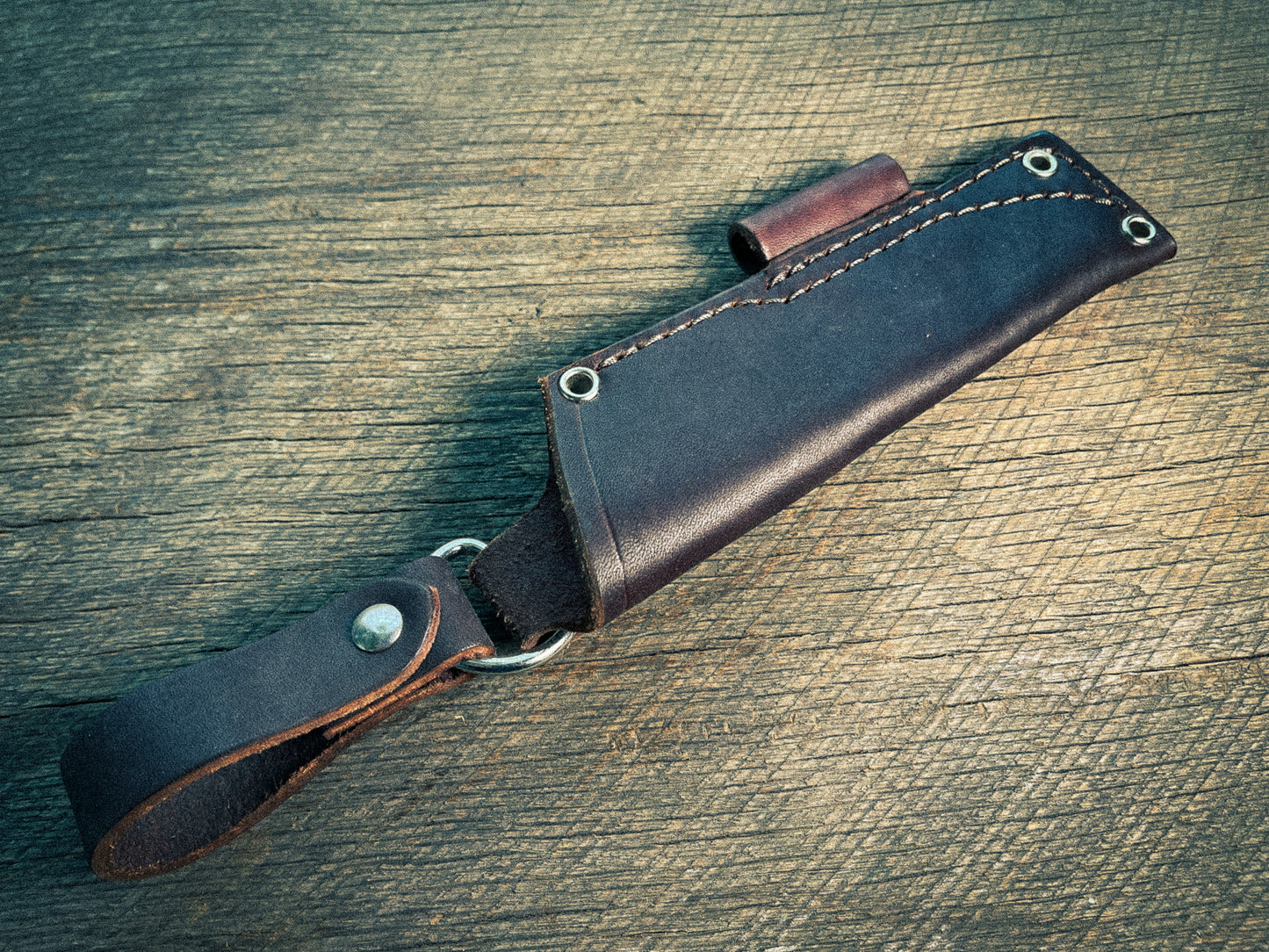 E Dangler Leather Sheath