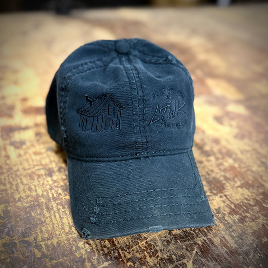 Pout House Member Blackout Distressed Hat