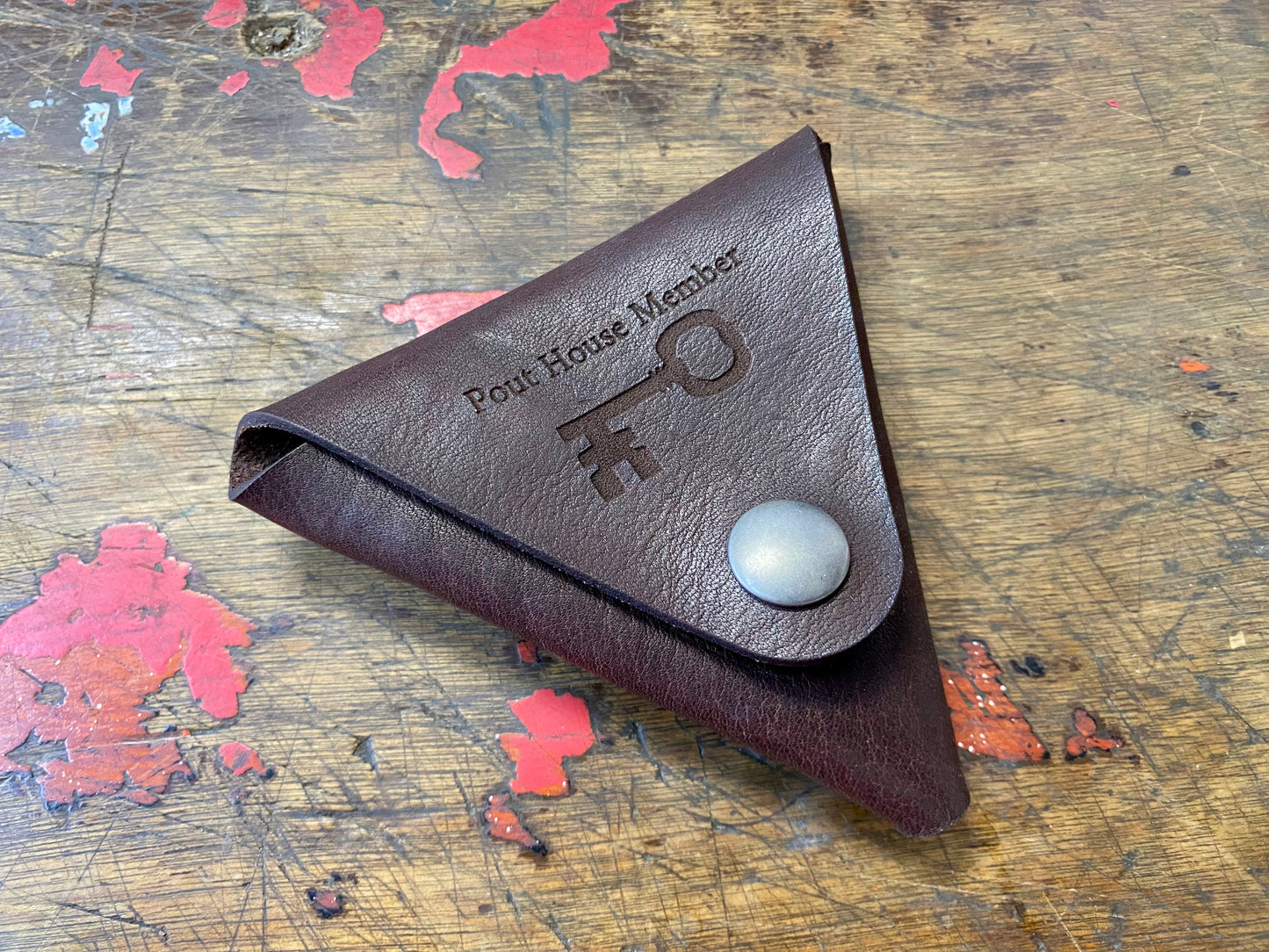 Pout House Leather Coin Pouch