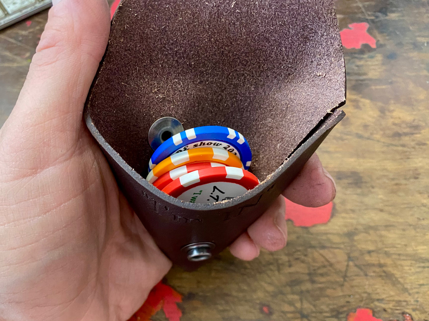 Pout House Leather Coin Pouch