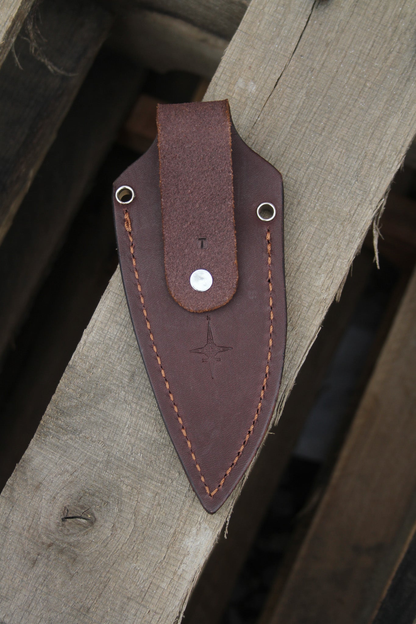 T Hip Leather Sheath