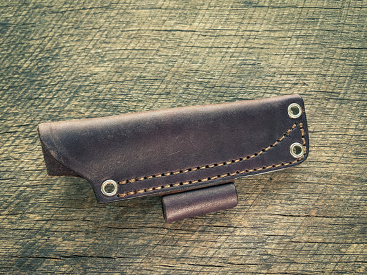 V Molle Compatible Leather Sheath