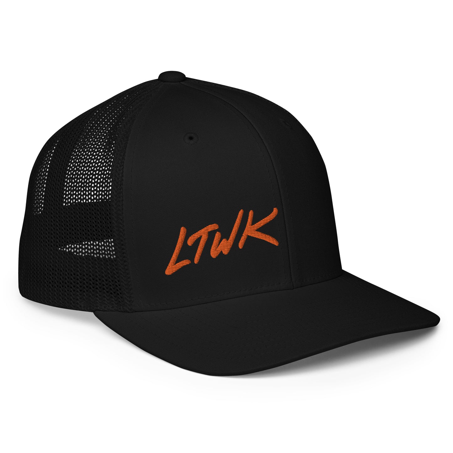 Orange LTWK Closed-back trucker cap