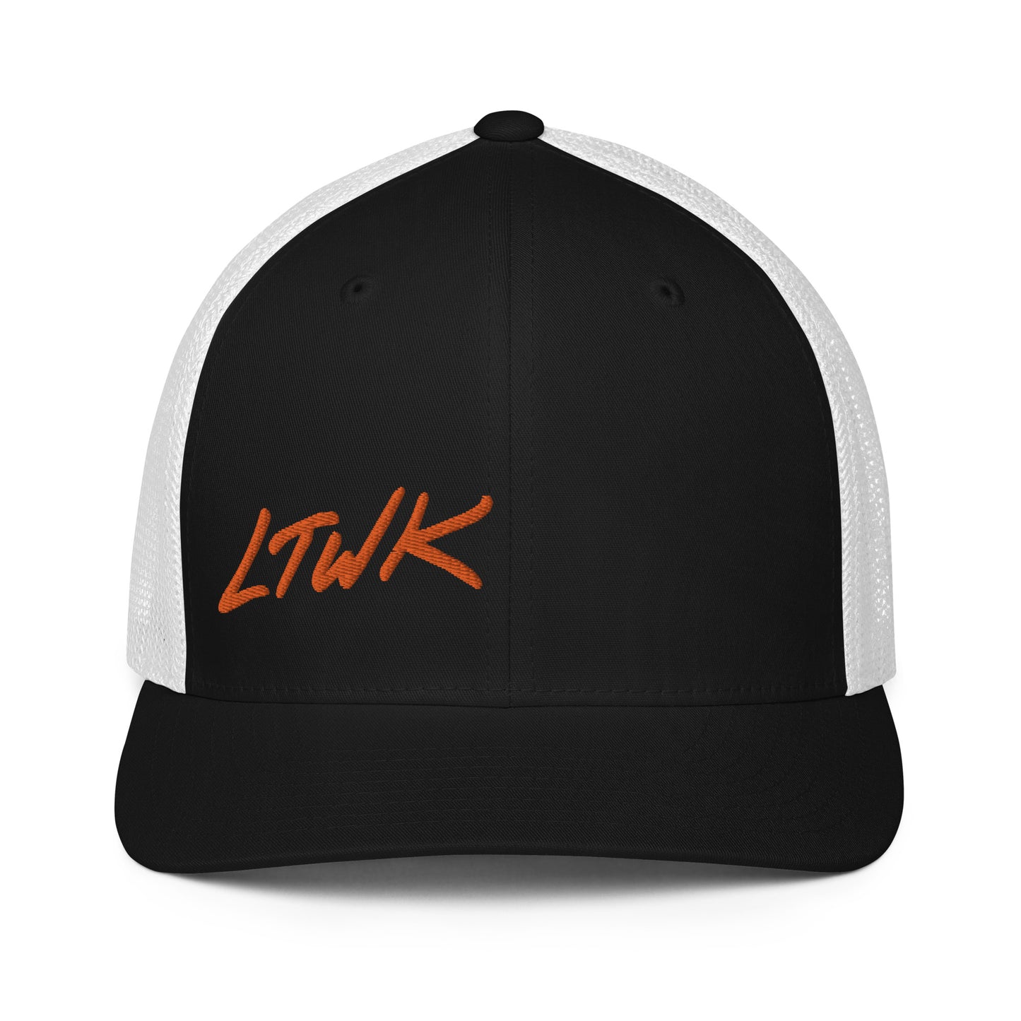 Orange LTWK Closed-back trucker cap