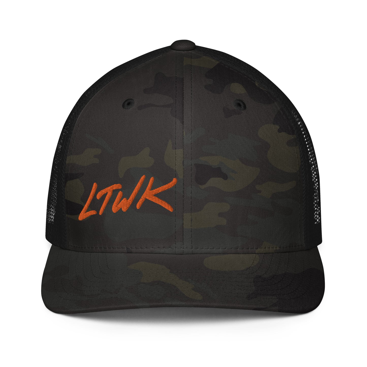 Orange LTWK Closed-back trucker cap