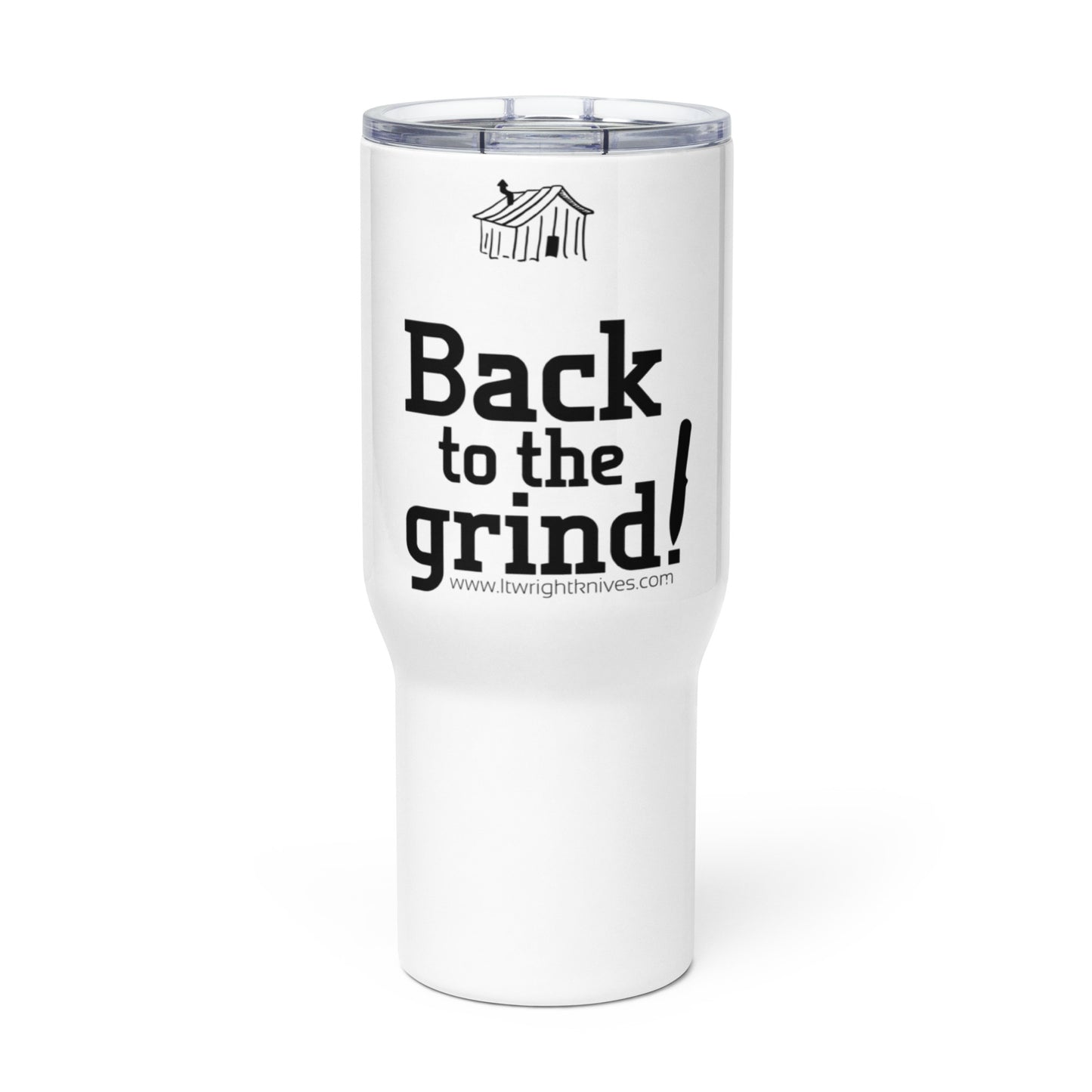 Back to the Grind Travel mug with  handle